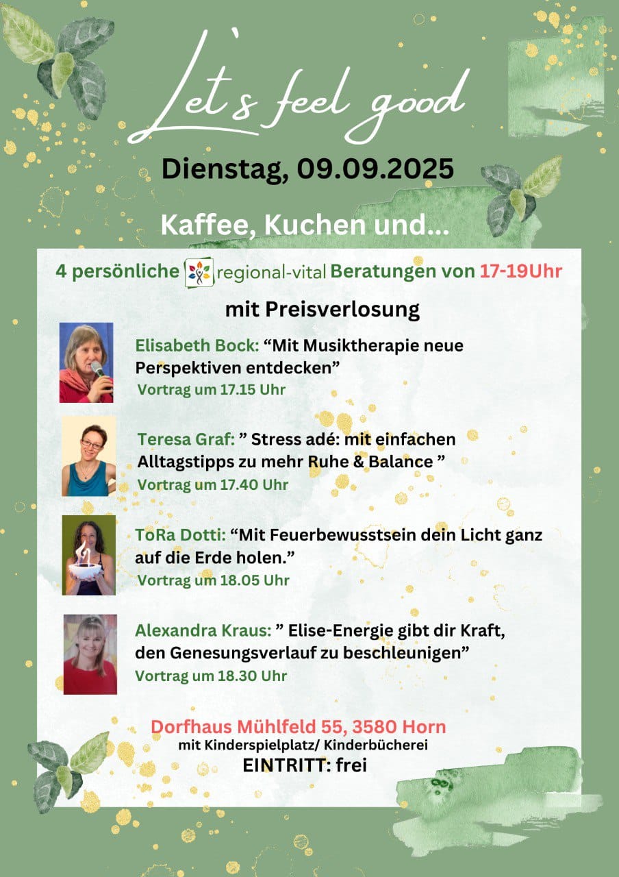 Feel Good Nachmittag – Veranstaltungs-Fyler Feel Good Nachmittag - Veranstaltungs-Fyler